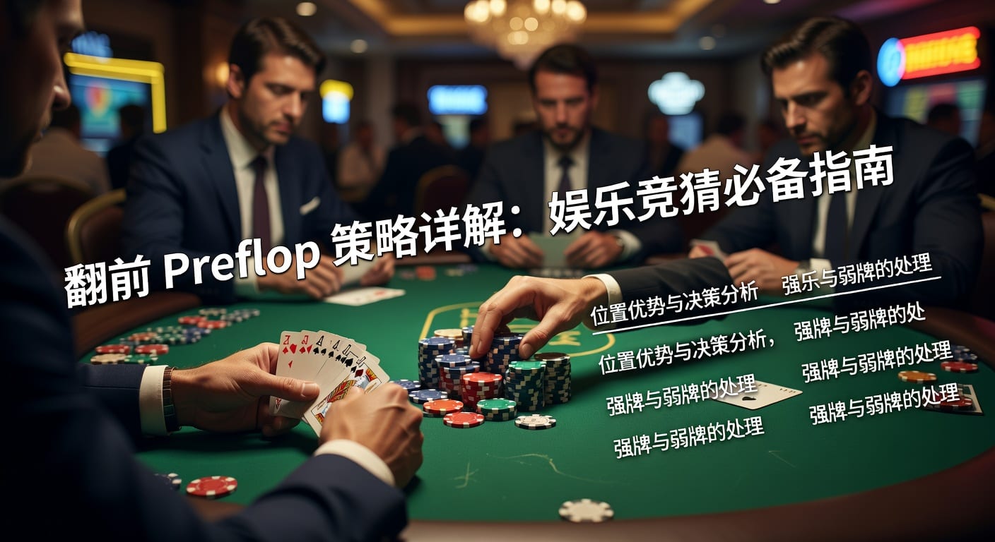 翻前 preflop 2026年赛前决策框架