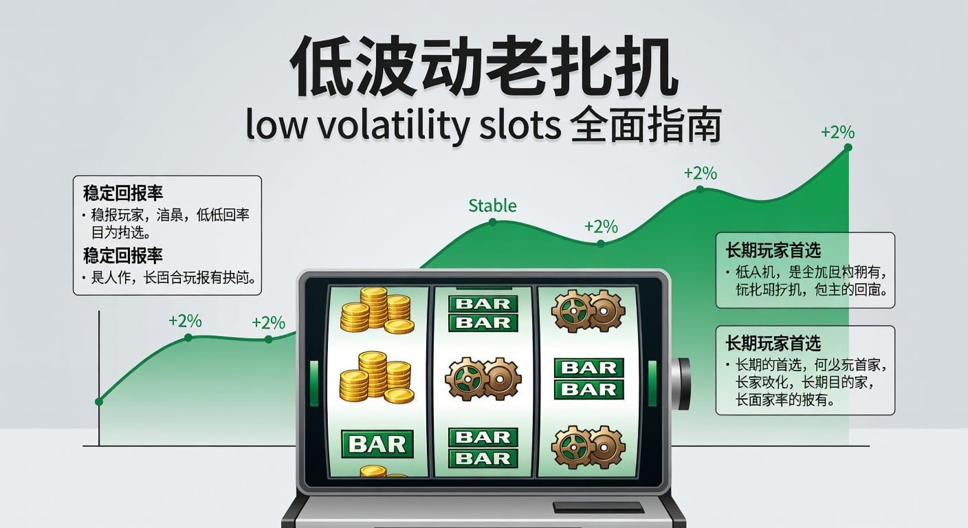 低波动老虎机 low volatility slots：稳健玩法与选择技巧
