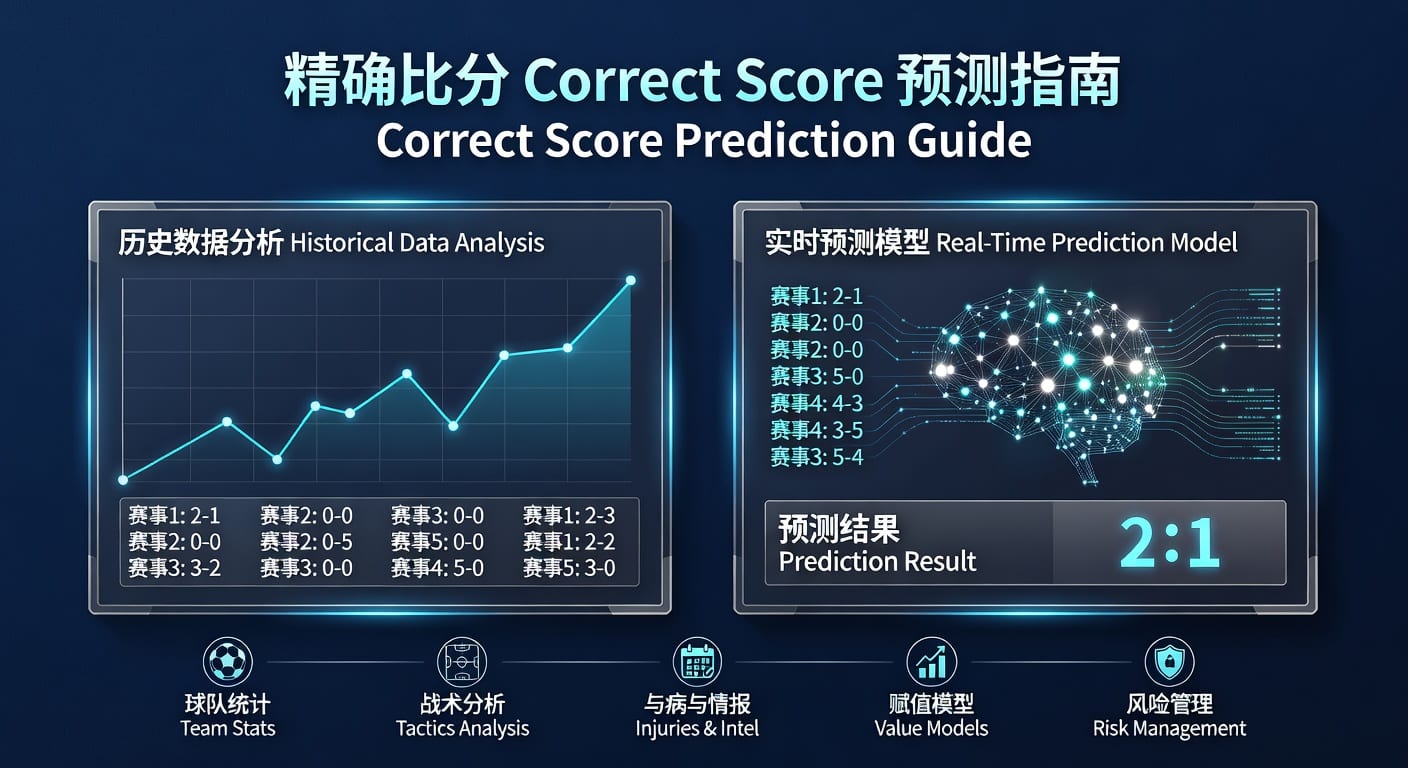 精确比分 correct score投注技巧与判断思路